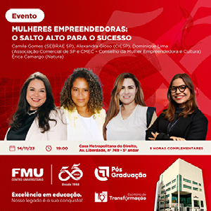 Encontro com mulheres empreendedoras dia 14 de novembro