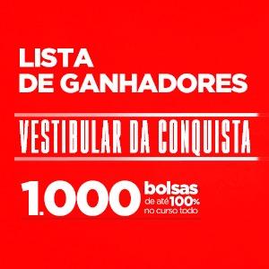 Lista de ganhadores do Vestibular da Conquista