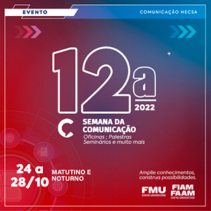 Participe da 12ª Semana de Comunicação