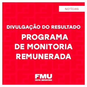 Divulgação dos resultados do Programa de Monitoria Remunerada 2023