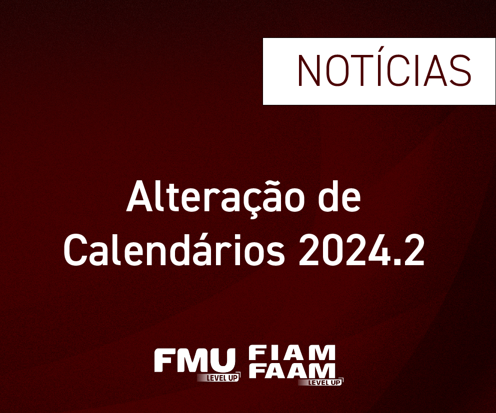 Alteração de Calendários 2024.2